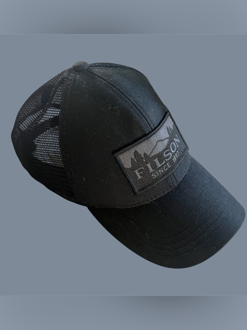 Filson Logger Mesh Trucker Cap Hat - Black